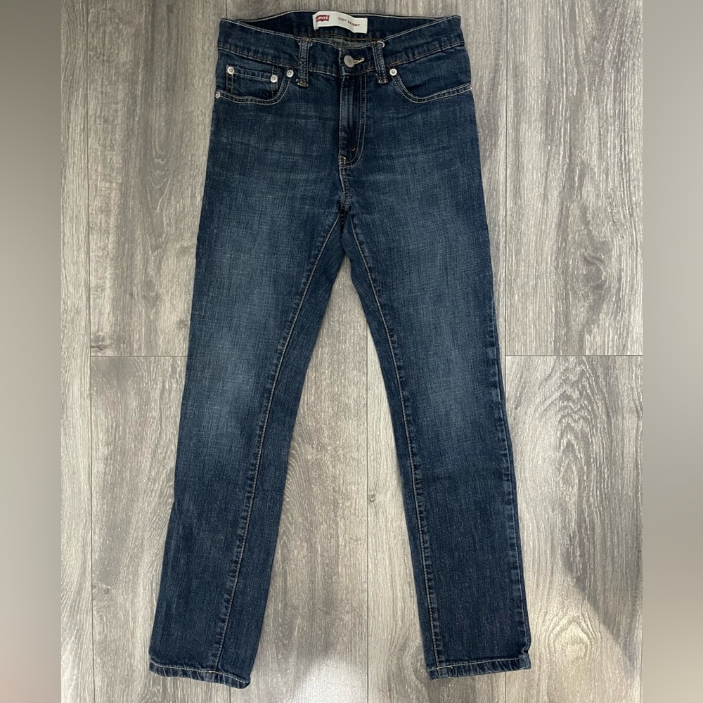 Boys Dark Blue Denim Jeans